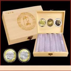 동전 보관 케이스 프리미엄 우드 수집함 캡슐 주화 원목 보관함 기념주화 전시용 수납 정리함