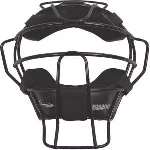 챔피언 스포츠 울트라 라이트급 심판 페이스 마스크 - 야구 및 소프트볼 장비 스틸 프레임 가죽 패딩
