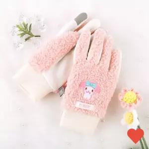 유아동 장갑 파스텔 부클 오지