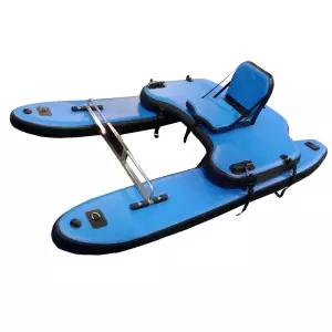 소형 공기 낚시보트 1인용 장비 간이 고무 풍선 루어 패들 뗏목