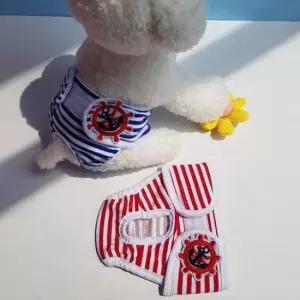 [반려] 강아지 찍찍이 위생 용품 암컷 기저귀 생리팬티 애견 2XL 대형견