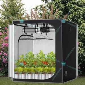 600D 옥스포드 원단 수경재배 그로우 텐트 80x45x80 블랙 실내 온실 (버섯 재배용) 반사 마일라 폴리에스터