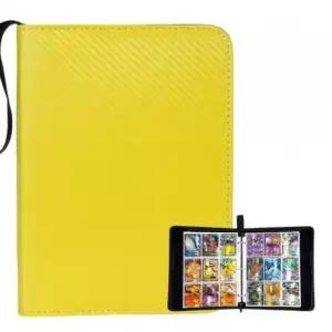 [문구/오피스] 지퍼형 바인더 900장 포카 수납 보관 9포켓 옐로우 포토카드 앨범 BenF Case