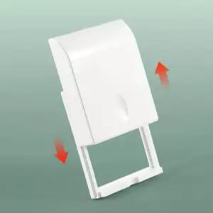 안전커버 벽 콘센트 가리개 박스 덮개 티비 슬라이딩