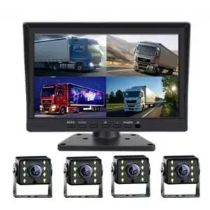 대형차블랙박스 트럭 화물차 4개) 전용 (7인치+조명+카메라 블랙박스 4채널