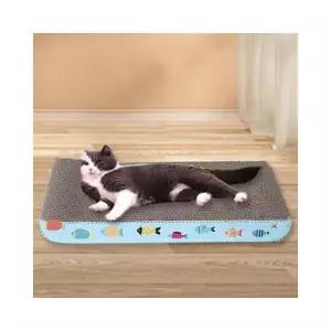 깜도리1 고양이 매트 침대 루미나D 웨이브형 스크래쳐 평판형