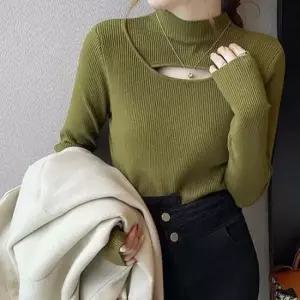 [SBD] 잔솔 트임 반폴라 터틀넥 니트티 반목폴라 니트