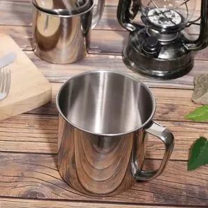 캠핑용 스텐 컵 아웃도어 등산용 백패킹 스테인리스 캠핑 컵 낚시용 900ml 라면용 국물용 대용량 손잡이