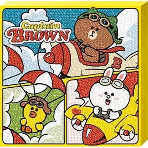 [RIZPICK]TBZ 라인프렌즈 스카이라이더 (캔버스) 보석십자수 25x25