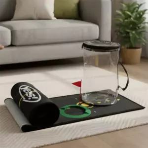 [예스]골프 퍼팅매트 골프퍼터 파크골프 연습기 실내 연습용 G