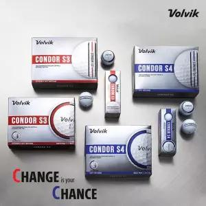 [Volvik]볼빅 콘도르 S3 S4 우레탄 골프공 (3,4PC/12구)