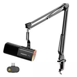[마오노] PD100WS 무선 게이밍 방송용 USB 다이나믹 마이크 데스크 스탠드