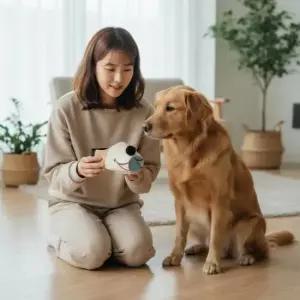 [반려] 산책용 반려견 안전 외출용 겸용 훈련용 강아지 차단 짖는소리 중형견 대형견