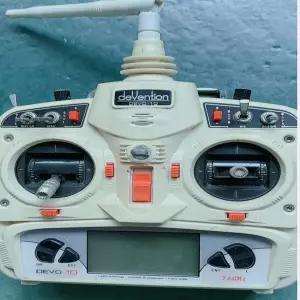 RC소품 80% Walkera 2.4ghz Devo10 Devo 10 DSSS 무선 제어 10CH 헬리콥터 용 송신기 비행기 장거리