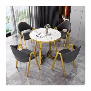 원형테이블 표준 표준 심플 모던 홑의자 조합 발코니 간단한 사무실 고양이집 이동식 패널