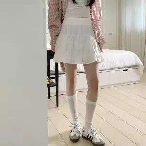 |KHK1A6E|여성 여름 일상 러블리 레이스 프릴 면 스커트 속바지