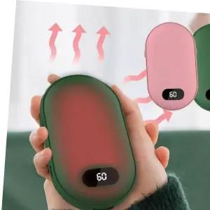 usb충전식손난로 휴대용 충전 원형 C타입 손난로 손보온 기기 100W