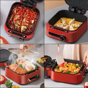 고기굽는냄비 불판 전기 캠핑 삼겹살 자동 고기굽는기계