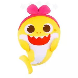 캐릭터 쿠션 리본 노란색 인형 베개 어린이 방 침구 소품 인테리어 소파 장식