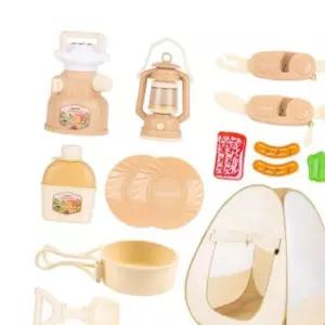 가족캠핑용품 키즈용 소꿉놀이 텐트 어린이 캠핑 놀이 공간 장난감