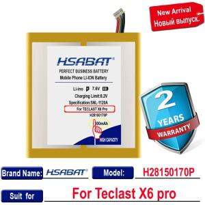 새로운 도착 [HSABAT] Teclast X6 pro H용 6000mAh 교체용 배터리 28150170 P 태블릿