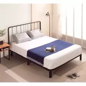 심플 라운드 V자 슈퍼싱글 철제 침대 프레임 SS(2색) 심플한 예쁜 기숙사