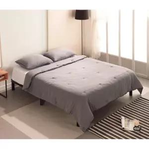 원룸 학생용 무헤드 슈퍼싱글 철제 침대 프레임 SS(2색) 침대프레임 1인용