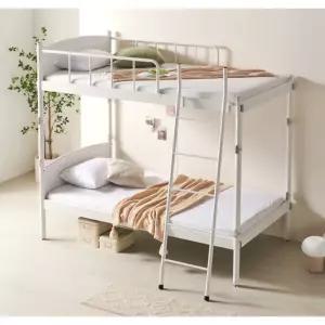 철제 2층 분리수면구조 형제용 공간활용 벙커침대(슈퍼싱글) 작은방 프레임