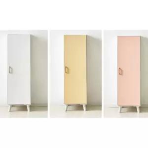 유아 아이방 모던 슬림 원목손잡이 낮은 도어 옷장(40cm 3색) 애기 유아옷