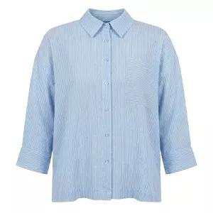 [롯데백화점]안지크 싱글 아웃포켓 하이퀄리티 코튼 스트라이프 셔츠 AJ2BL1180