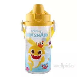 웰픽스 아기상어 스트랩 빨대 물통 350ML 유아용물병 아기물컵 어린이집물통