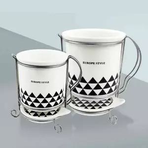 원포 AL23NH98 북유럽풍 세라믹 스푼 꽂이 수저함 수저꽂이 숟가락꽂이