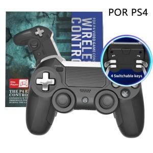 REMANK PS4 컨트롤러용 호환 블루투스 게임 게임패드 플레이스테이션 4 엘리트 무선 PC/PS4/슬림/프로