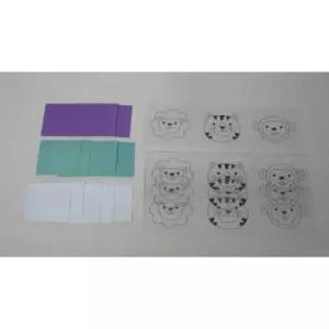 동물 투명.시온 스티커 세트