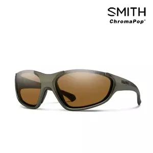 스미스 선글라스 슬라이더 매트 올리브 오일 / 브라운 미러 레트로 고글 스포츠 선글라스