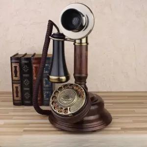 옛날전화기 다이얼 전화기 빈티지 골동품 엔틱 복고