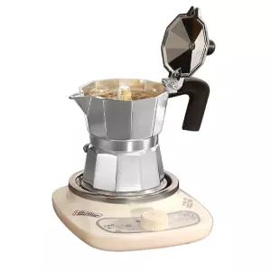 인덕션 모카포트 소형 전기버너 온도조절 가열 에스프레소 추출기