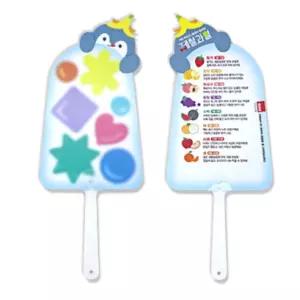 5인용 데이케어센터 시니어 여름활동 과일 투명부채 스티커 붙이기 방과후 공예 학생