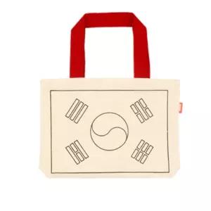 4인용 광복절 애국보훈 만들기 태극기 에코백 컬러링 꾸미기 창체 공예 손목 학습교재