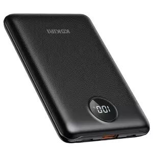 코끼리 보조배터리 미니 고속충전 LCD PD 22.5W 10000 C타입 USB2 블랙