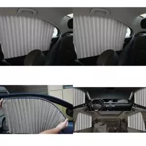 자석 카커튼 차량용 햇빛가리개 4p세트 실버 차창문가리개 차량창문햇빛가리개