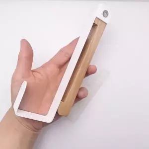 ( )문걸이 접이식 원목행거 화이트 가방 모자 옷걸이 정리 후크