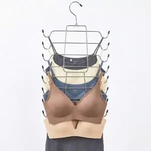 ( )8단 나시 이너 속옷 걸이 다용도 스카프 슬립 수영복 접이식 옷걸이