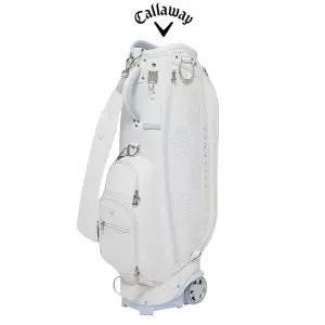 [타이틀리스트](한국캘러웨이골프) 2024 ROSEVILLE 로즈빌 바퀴 휠 캐디백 화이트