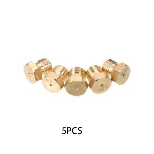 호환 5개/대 범용 부품은 모든 제작 및 모델에 적합합니다 가스 호브 LPG 제트 노즐 키트 제트 프로판 G30 키트 제트 노즐