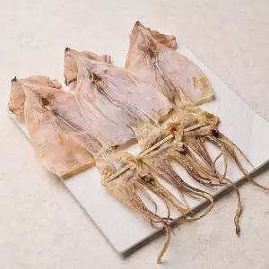 [인정식탁][건강한바다] 국내산 마른오징어 10미 600g내외 (대)