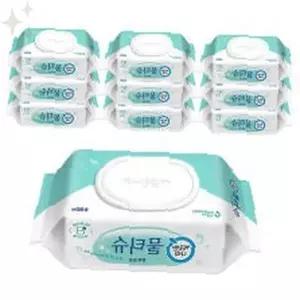 편백나무 민트향 물티슈 캡형 휴대용 가정용 아기용 손세정 위생용품 청소용품