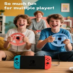 For switch2 좌측 우측 핸들 스티어링 휠 레이싱 게임 1쌍 NS2 호환 액세서리