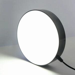 135mm 현미경 LED 하단 원형 조명 램프 소스 그림자없는 백라이트 산업 검사 100V-240V