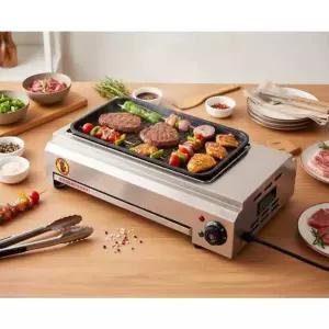 상용 스테인리스 전기 그릴 실내 무연 전기 바비큐